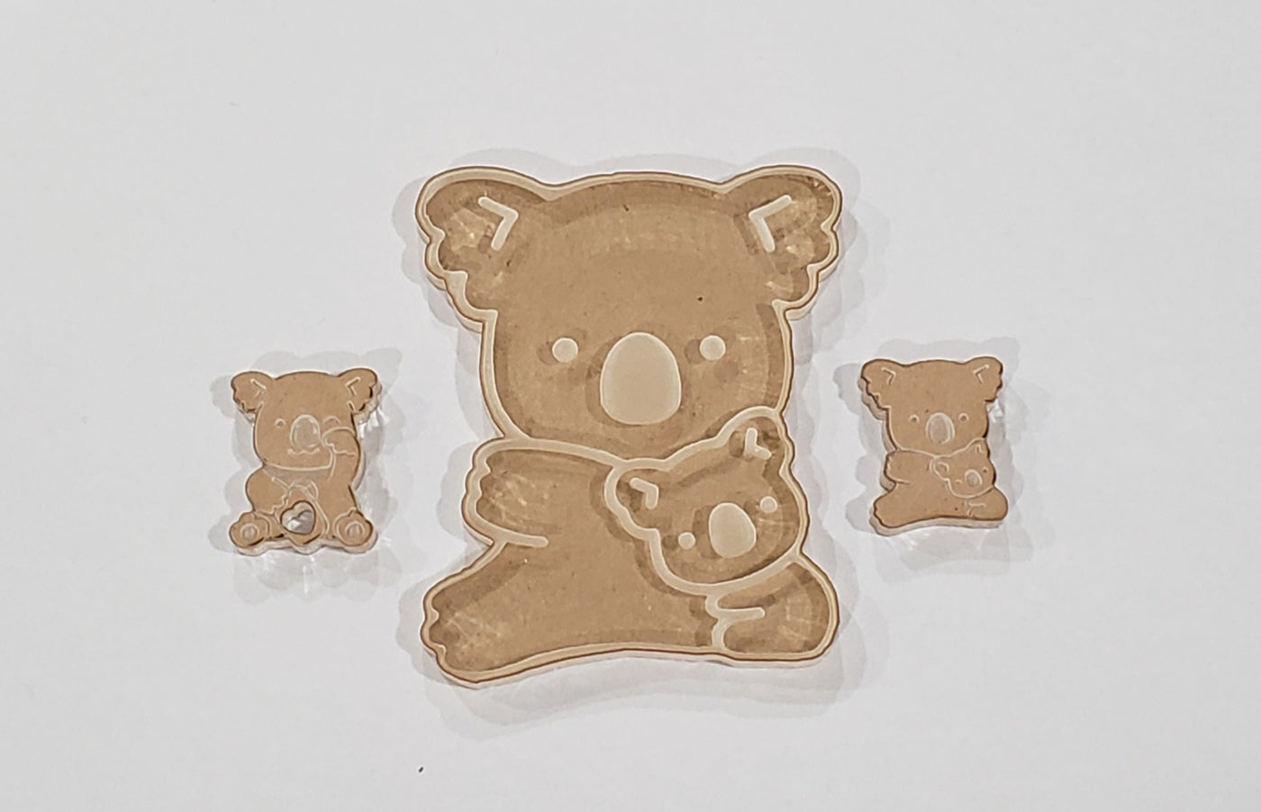 LWC Lucky Koala Mold 3 Inch and 1 Inch Sizes