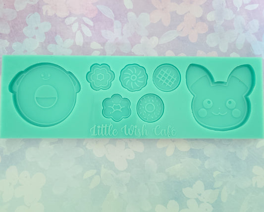 LWC Poke Donut Box Silicone Mold