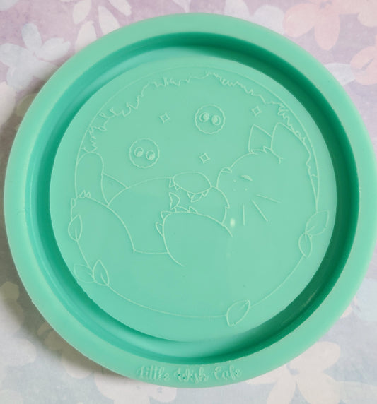 LWC Sleepy Toto Coaster Silicone Mold