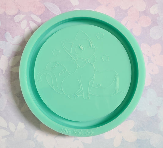 LWC Delivery Cat Coaster Silicone Tray/Coaster Mold